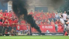 Volderer Fans beim Cupfinale gegen die Reichenau in Kematen. (Bild: Birbaumer Christof)