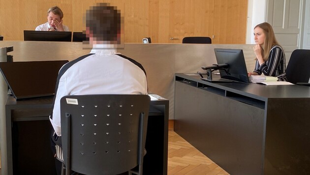 The 17-year-old has already had some experience in court. The next hearing is coming up soon. (Bild: Krone KREATIV)