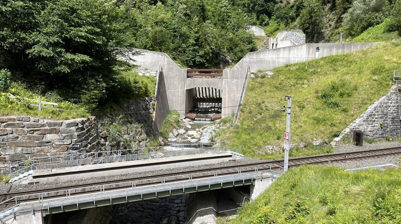 There are now massive protective structures in Taxenbach. (Bild: Roittner Felix)