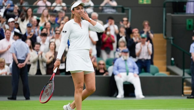 Donna Vekic steht im Wimbledon-Halbfinale. (Bild: AP ( via APA) Austria Presse Agentur/ASSOCIATED PRESS)