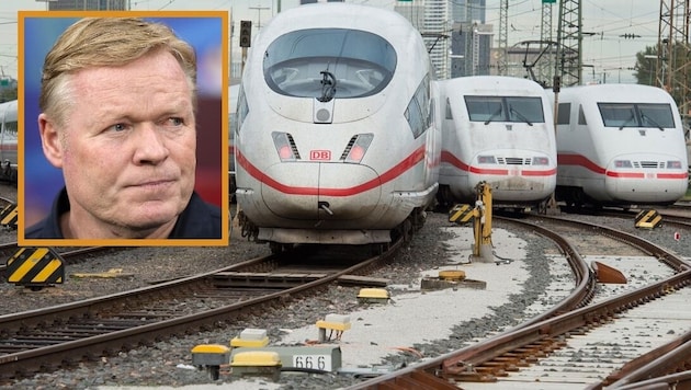 Will Ronald Koeman and Deutsche Bahn still be friends? (Bild: APA/dpa/Boris Rössler, ASSOCIATED PRESS)