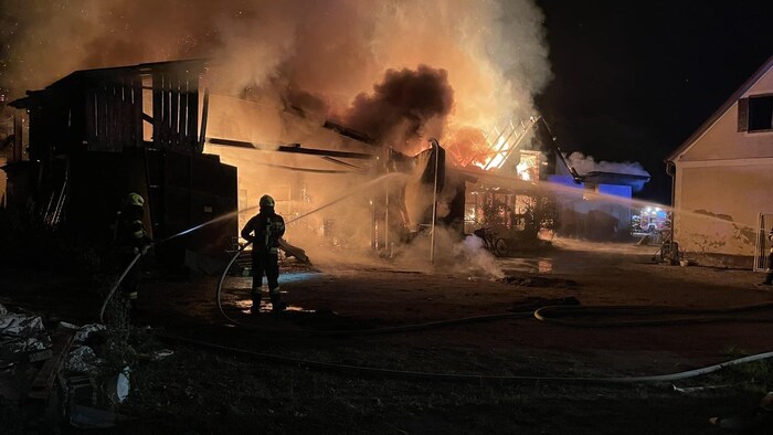 Fortunately, no people were injured.