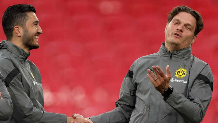 Nuri Sahin (links) und Edin Terzic waren in der vergangenen Saison gemeinsam unterwegs. 