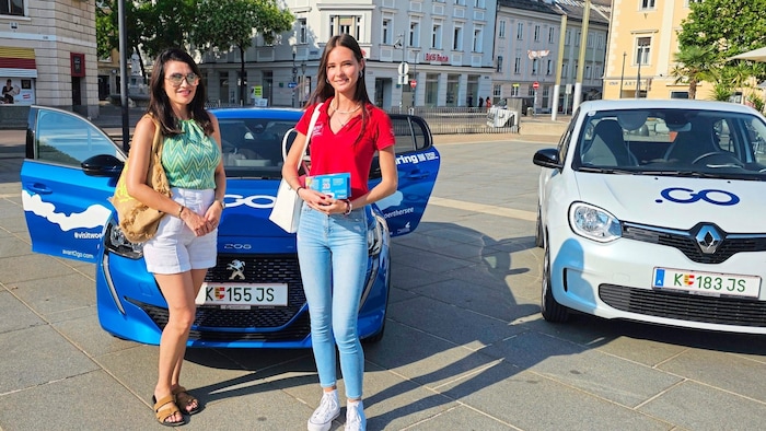Samira und Viviane könnten auf elektrische Autos umsteigen.