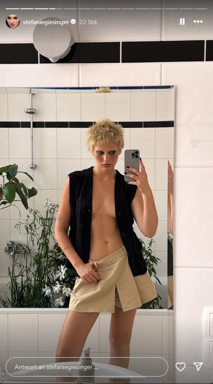 Huch! Stefanie Giesinger ist mit ihrem neuen Look fast nicht wiederzuerkennen. Die Verwandlung ...