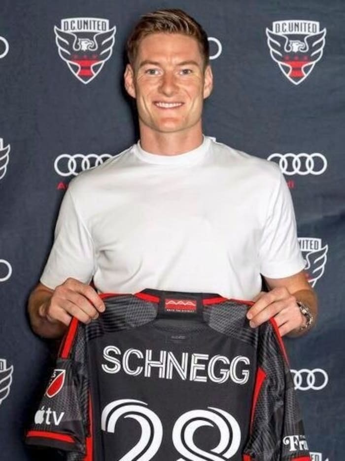 David with his shirt number 28. 