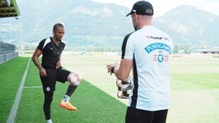 Aiwu trainiert bereits mit Sturm im Trainingslager in Irdning.