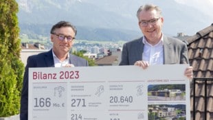 Pollo (li.) und Tratter mit den wichtigsten Zahlen nur NHT