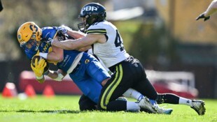 Pirer (li.) und die Giants ließen sich von Prag bisher nicht stoppen.