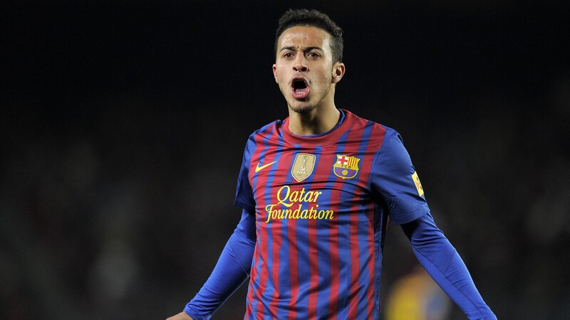 Thiago Alcantara played for Barcelona until 2013. (Bild: AFP/AFP PHOTO / LLUIS GENE )