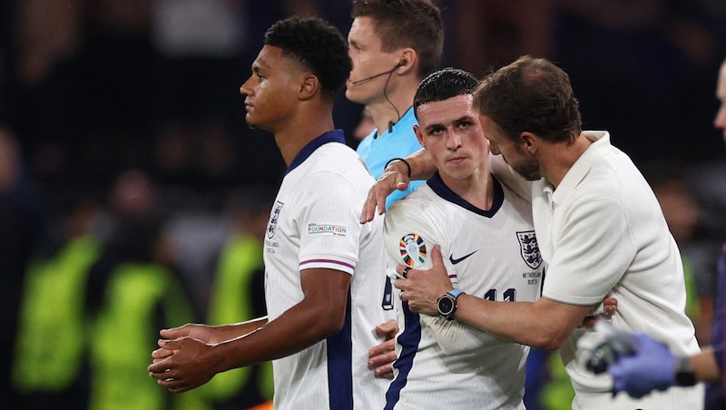 Gareth Southgate brachte Matchwinner Watkins und Palmer für Foden und Kane.  (Bild: AFP or licensors)