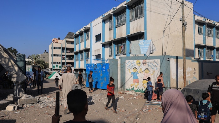Die Schule im südlichen Gazastreifen
