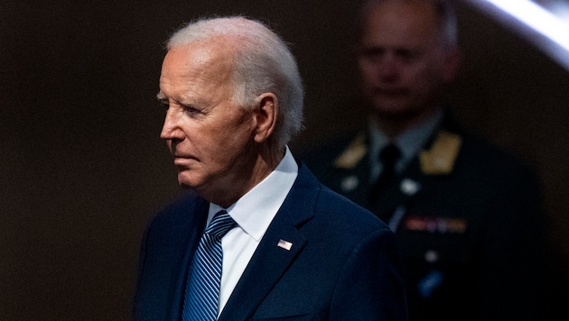 Giderek daha fazla Demokrat Biden'ın yerini almak istiyor. (Bild: AP ( via APA) Austria Presse Agentur/Jacquelyn Martin)