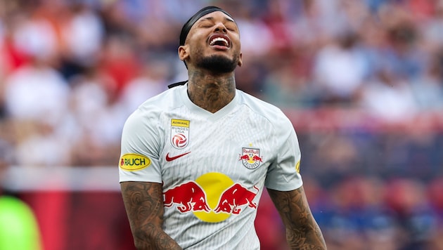 Especially for Salzburg (here the currently injured striker Fernando), there will be an extremely busy schedule in the coming weeks and months ... (Bild: GEPA/GEPA pictures)