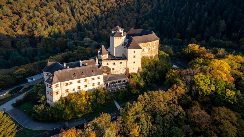 Spend the night like damsels and knights: Lockenhaus offers impressive hotel rooms and knights' dinners behind thick walls. (Bild: Nando Lardi)