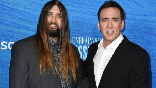 After a brutal attack on his mother, Nicolas Cage's son Weston Coppola Cage was arrested in Los Angeles on Wednesday. (Bild: APA/Getty Images via AFP/GETTY IMAGES/JC Olivera)