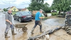 Das Hochwasser Anfang Juni hinterließ im Land eine Spur der Verwüstung. Auf Burg Schlaining gibt es jetzt auf Einladung des Landes ein Dankesfest für alle Helfer.  (Bild: Schulter Christian)