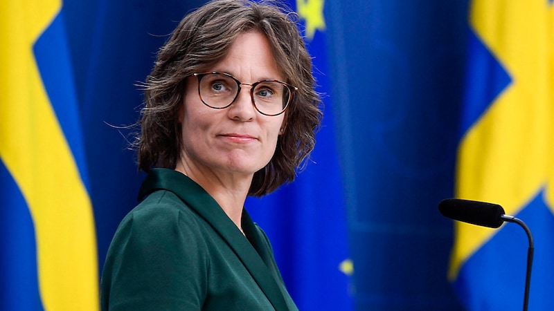 Sweden's Foreign Minister Jessika Roswall does not want to attend any informal meetings in Hungary until further notice. (Bild: APA/AFP/TT NEWS AGENCY/Mikaela LANDESTROEM)