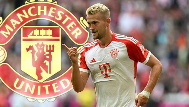 De Ligt Matthijs de Ligt moves from Bayern to Manchester United. (Bild: AFP / SID)