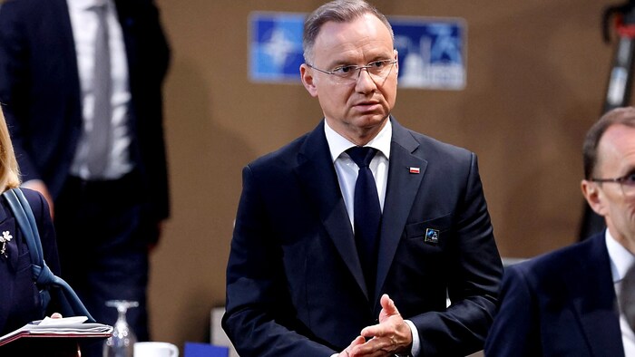 Polens Präsident Andrzej Duda beim NATO-Gipfel