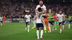 England steht im Finale, dort wartet Spanien. (Bild: AFP/Adrian DENNIS)