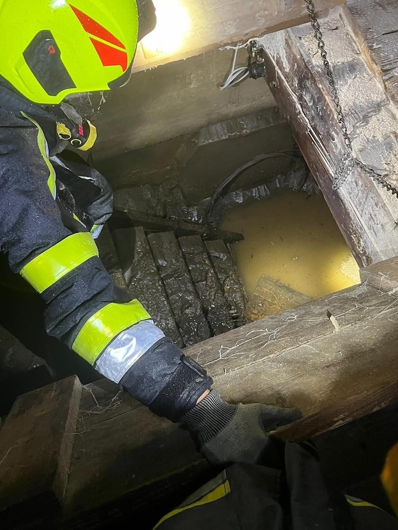 Cellars are under water (Bild: FF Preitenegg)