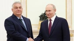 Kremlchef Wladimir Putin (rechts) muss wohl nicht damit rechnen, von Ungarns Premier Viktor ...