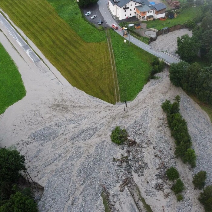 Die Mure in Tösens.