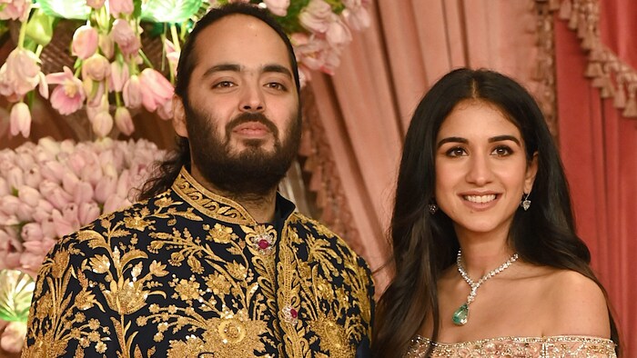 Anant Ambani and his bride Radhika Merchant