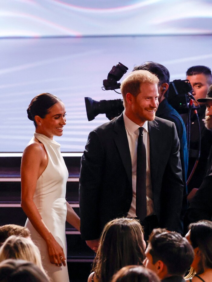 Herzogin Meghan begleitete Prinz Harry zur Preisverleihung in Los Angeles.