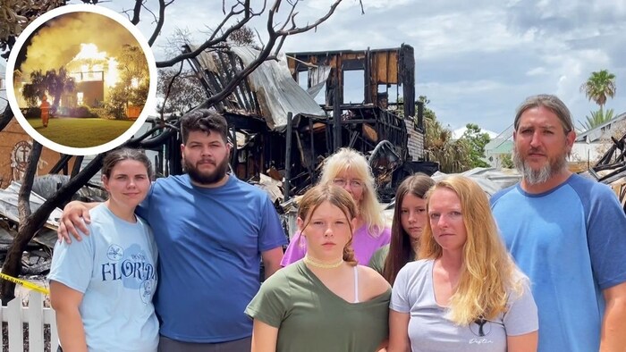 Familie Schoenfeld überstand das Flammeninferno unbeschadet.