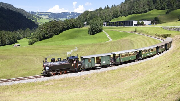 Die Museumsbahn im Bregenzerwald ist sehr beliebt – vielleicht ein Zukunftsmodell?  (Bild: Mathis Fotografie)