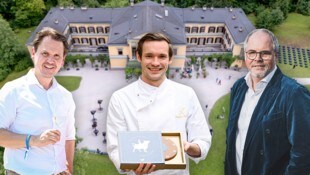 Andreas Winkelhofer (l.), Philipp Zauner (M.) und Wolfgang Gröller (r.) registrieren aufgrund der Kulturhauptstadt steigende Gästefrequenzen.  (Bild: Krone KREATIV/www.picturedesk.com/EXPA/APA, Markus Wenzel (2), Georg Kukuvec)