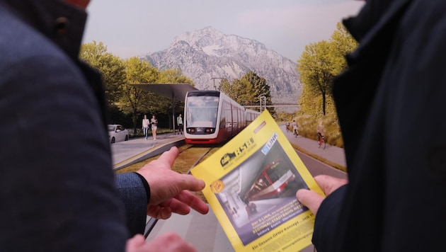 Before the survey on the S-Link, citizens can hope to receive a lot of information. This could even happen twice in the city of Salzburg. (Bild: Tröster Andreas)