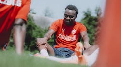 Fast immer gut drauf: Sammy Baidoo. (Bild: Red Bull Salzburg/Fabian Weirather)