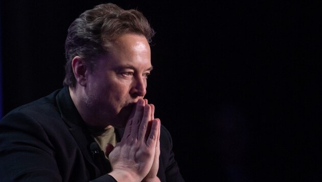 Musk had described a civil war in the UK as "inevitable". (Bild: AFP/Apu Gomes)