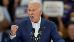 Allen Kritikern zum Trotz will Joe Biden bei der US-Wahl antreten. (Bild: AP ( via APA) Austria Presse Agentur/Carlos Osorio)