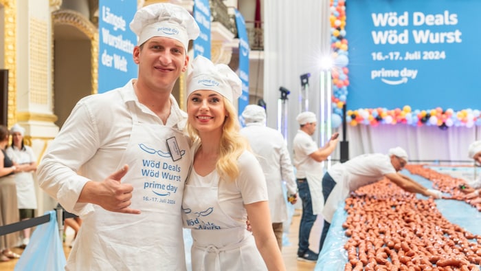 Satansbratan and Silvia Scheider not only helped with the sausage world record, they also fry ...