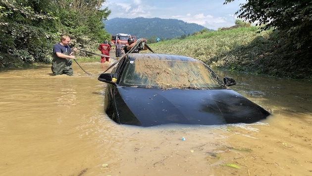 Chaos in the federal states. After the series of storms, it's time to clean up. (Bild: APA/THOMAS ZEILER)