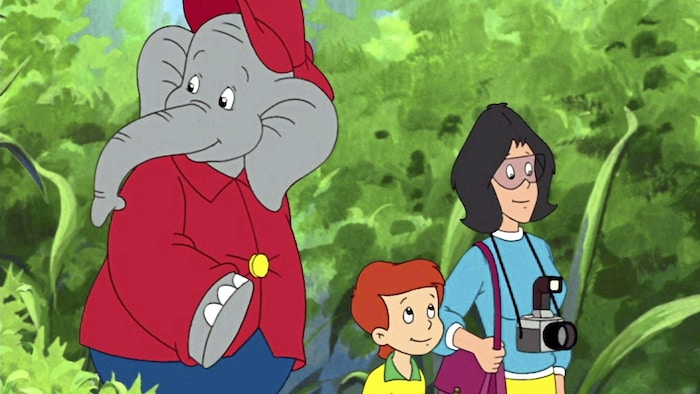 Benjamin Blümchen mit seinem Freund Otto und der rasenden Reporterin Karla Kolumna