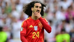 Marc Cucurella muss wohl auch im Finale gegen England mit Buhrufen und Pfiffen rechnen.  (Bild: AFP/APA/Tobias SCHWARZ)