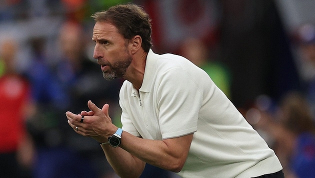 Gareth Southgate announced his retirement from the national team after the European Championship. (Bild: AFP/APA/Adrian DENNIS)