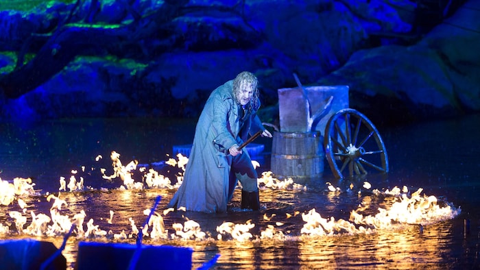 The Freischütz stage with lighting effects