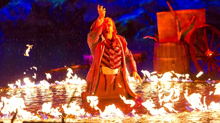 The Freischütz stage with lighting effects