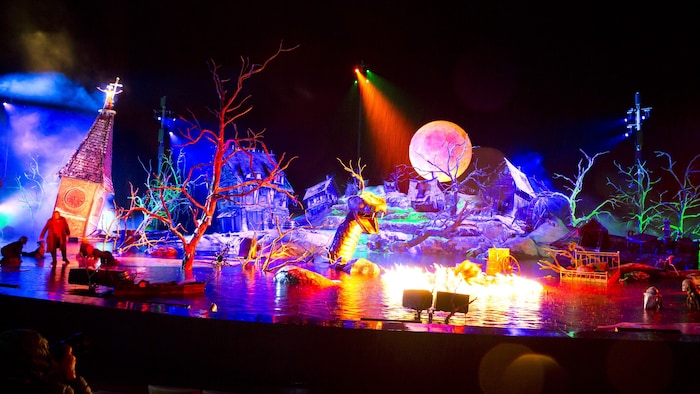 The Freischütz stage with lighting effects