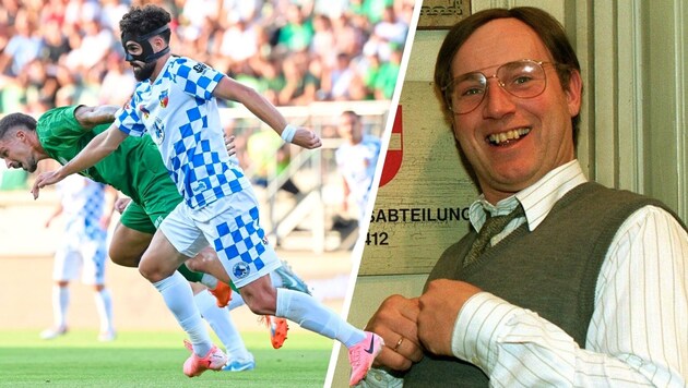 Roland Düringer alias Ingenieur Breitfuß pfeift auf den Süden.