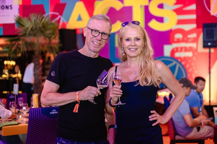 Peter Stöger mit Frau Ulrike Kriegler