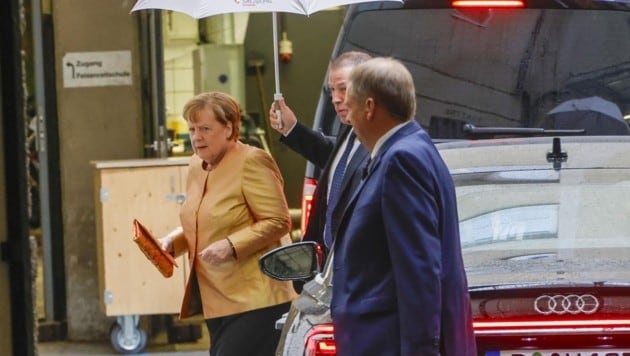 Die deutsche Altkanzlerin Angela Merkel ist Stammgast bei den Salzburger Festspielen... (Bild: Tschepp Markus)