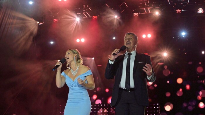 Duettpremiere im TV: Die junge Kärntnerin Charlien und Latino-Barde Semino Rossi.