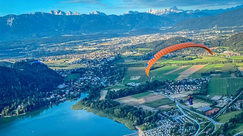 Einzigartiger Blick von oben auf den Ossiacher See. (Bild: Wallner Hannes)